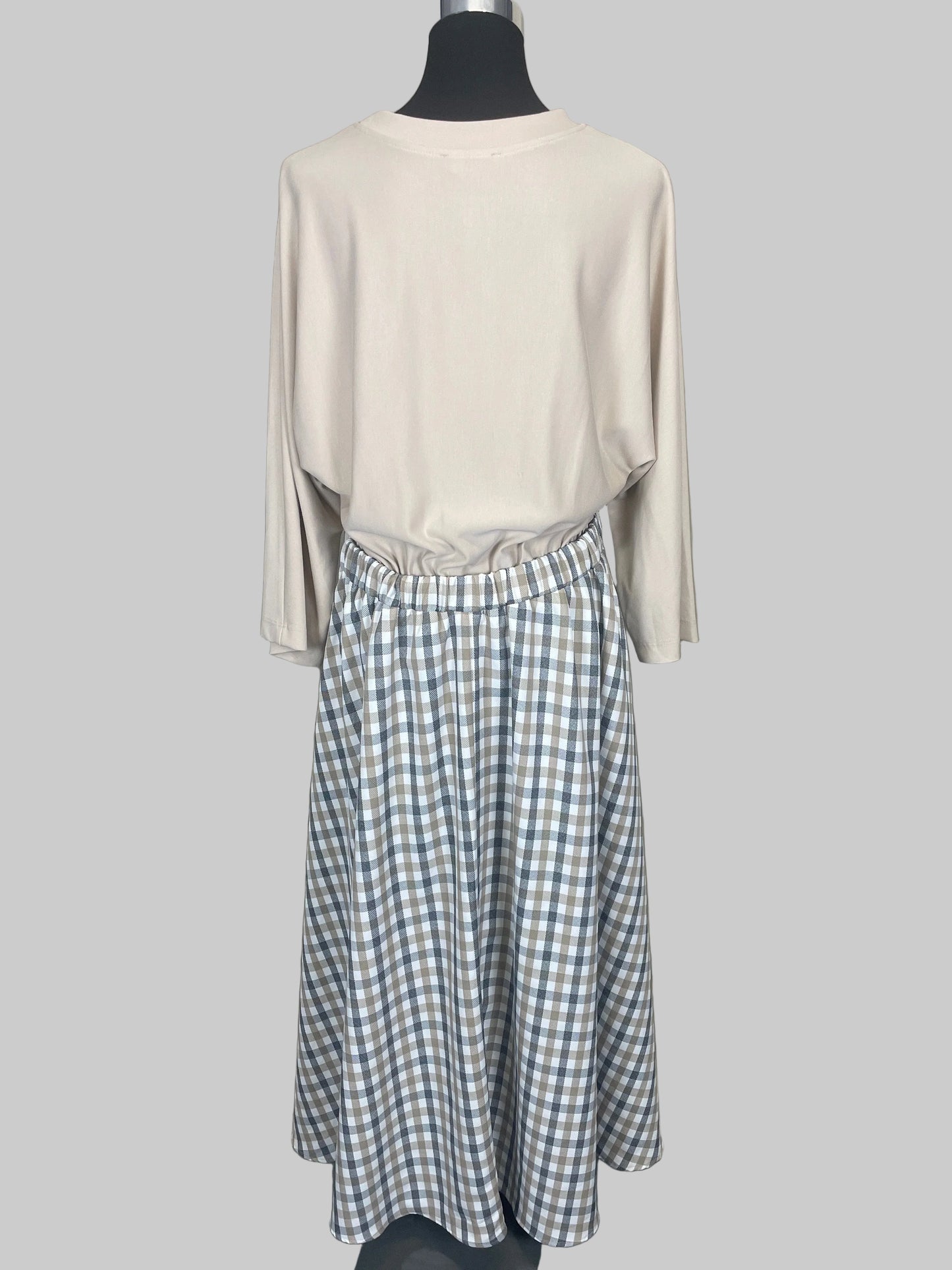 Kleid mit Vichy-Rock