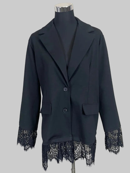 Blazer mit Spitze