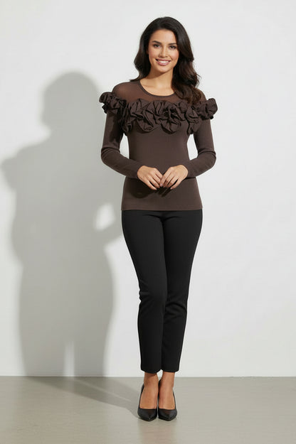 Bluse mit Volant