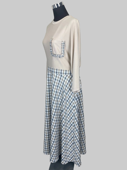 Kleid mit Vichy-Rock