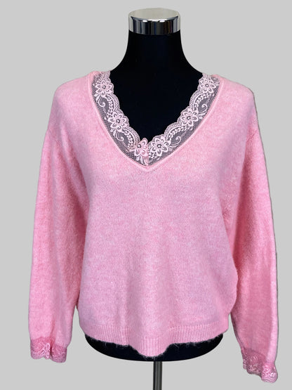 Pullover Spitze