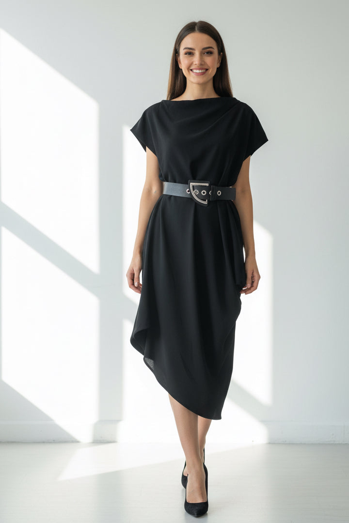Drapiertes Kleid