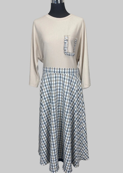 Kleid mit Vichy-Rock