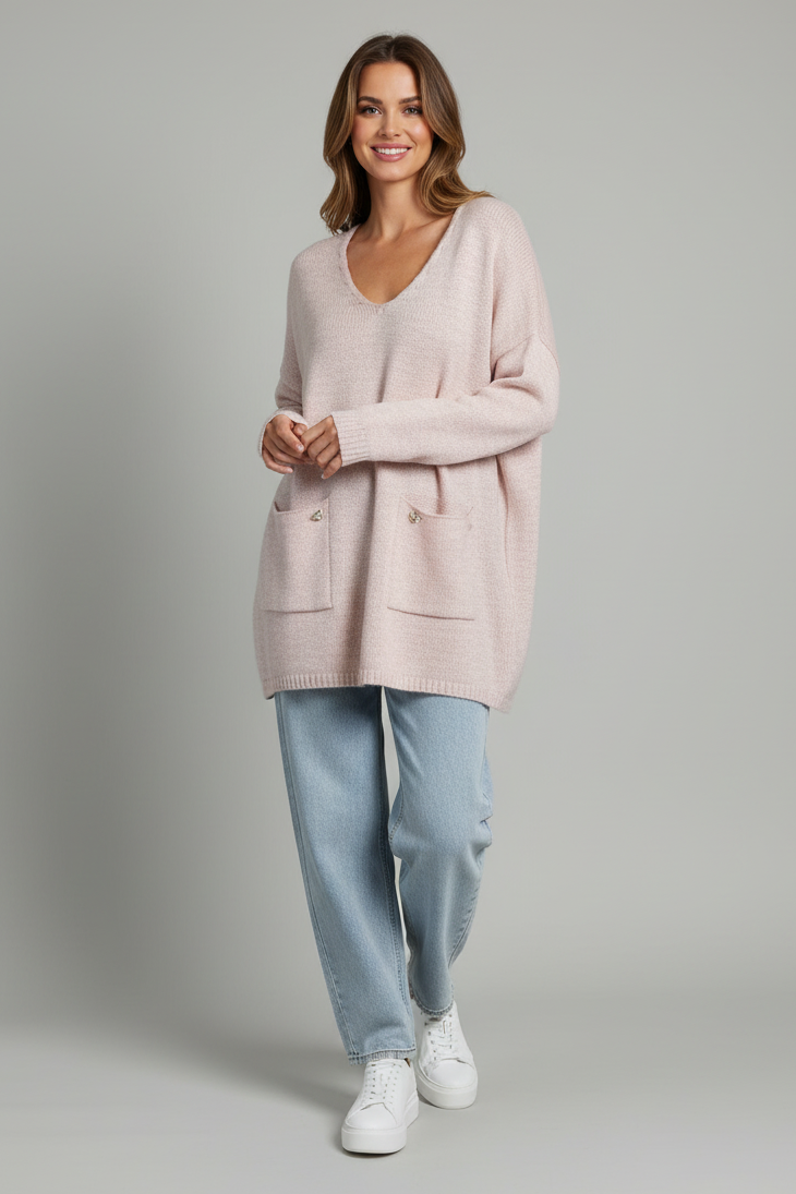 Pullover mit Taschen