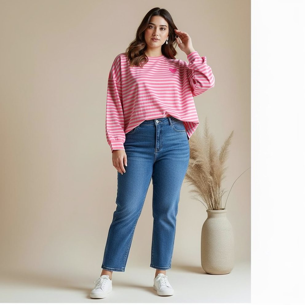 Streifen Sweatshirt