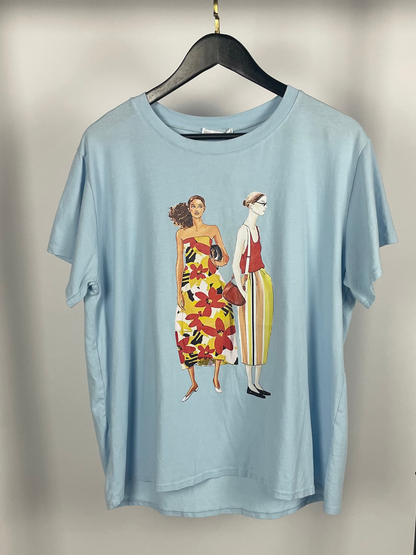 T-Shirt mit Fashion Print