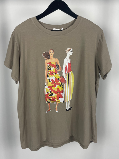 T-Shirt mit Fashion Print
