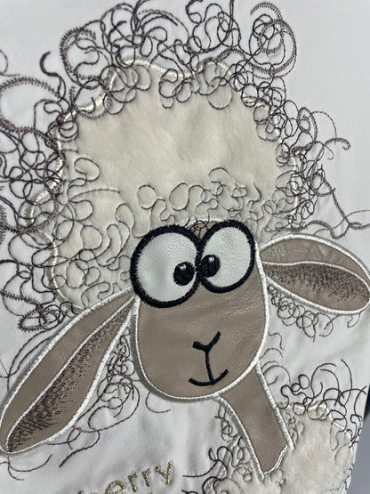 T-Shirt mit Schaf-Motiv